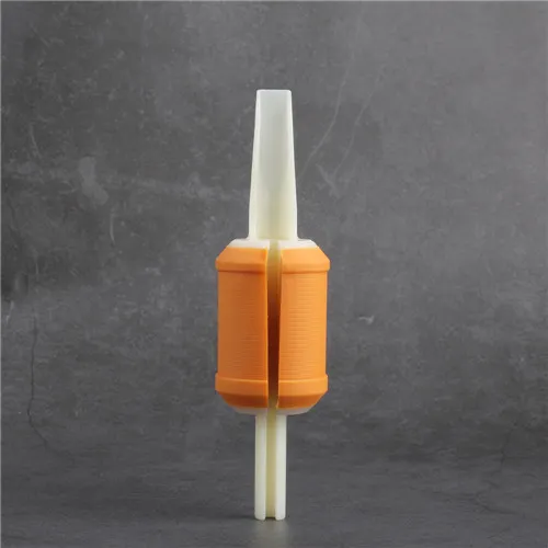 25F 20 шт. 30 мм одноразовые трубки желтые мягкие силиконовые ручки для татуировки прозрачные пластиковые трубки точный комплект для 2853871