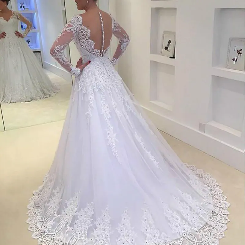 Vestido longo transparente best sale branco