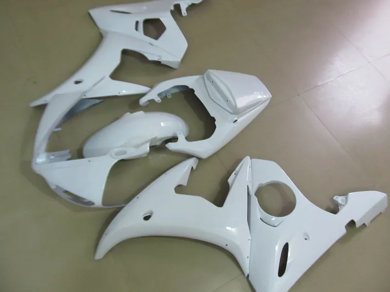 Motorcycle fairing kit for Yamaha YZF R6 03 04 05 white fairings set YZF R6 2003-2005 OT07