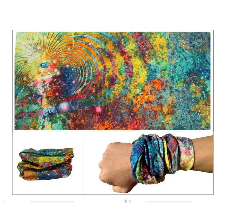 Gorąca Sprzedaż Szalik Outdoor 205 Kolory Promocja Wielofunkcyjna jazda na rowerze Bezszwowa Bandana Magiczna Szalik Kobiety Mężczyźni Hot Hair Band Scarf M026