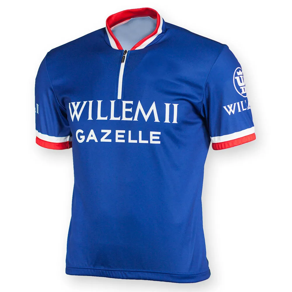 Willem II Gazelle Bike Blue Cyclying Джерси Джерси Дышащие велосипедные трикотажки с коротким рукавом Лето Быстрая сухая Одежда 2022 MTB ROPA Ciclismo T3