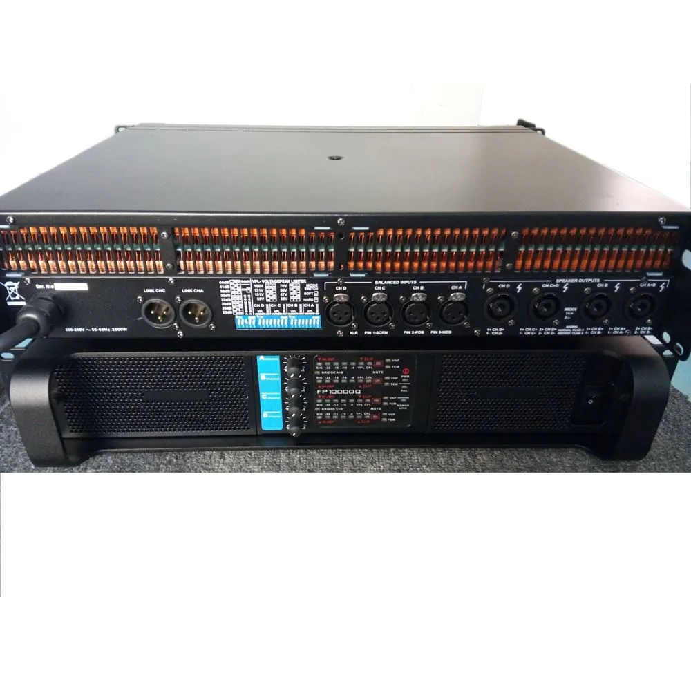 Professional 4 Channel Dj Amplifier 1000 Watts Fp10000q With Free DHL