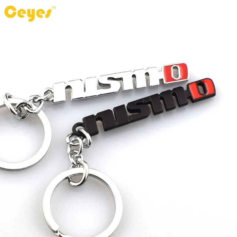 3D Metal Car Key Chain Case Nismo Emblem for Nissan Qashqai Juke Xtrail Tiida T32 almera key حامل السيارة styl2668792