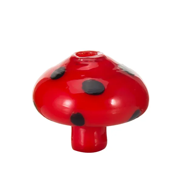 Gekleurde glazen koolhydraatpad champignon carbcap roken accessoires met een gat op de top voor kwarts thermische banger bij de heer DABS