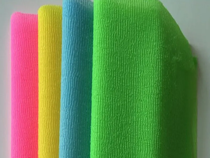 Fastshipping 30x90cm Nylon Mesh Bath Shower Body Washing Clean Exfoliate Puff Scrubbing Towel Cloth