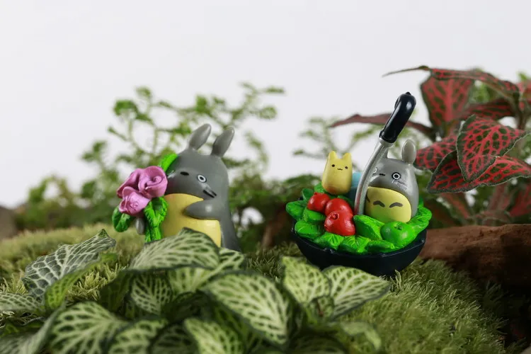 Resin My Neighbor Totoro Garden Decorations Miniatures