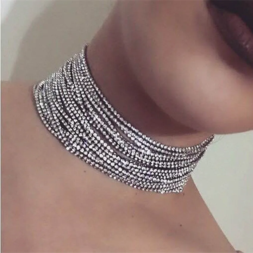 Sparkly choker shop