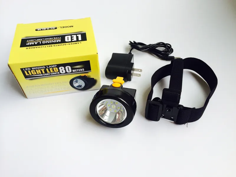 KL28LMB Wireless Cordless LED Mining Headlamp Hunting Cap Lamp Camping Light8941304