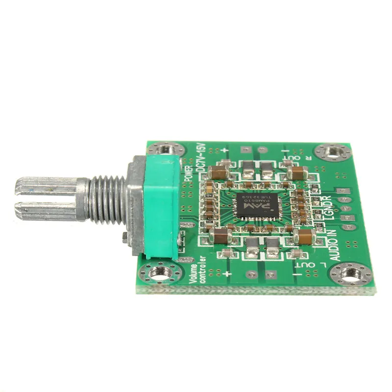 3PCSlOT10W X 2 DC 7-15V PAM8610 Digital Audio Stereo Amplifier PCB Circuit Board Module DC 12V 4x3.3x1.4cm Electronic kit Circuit Board