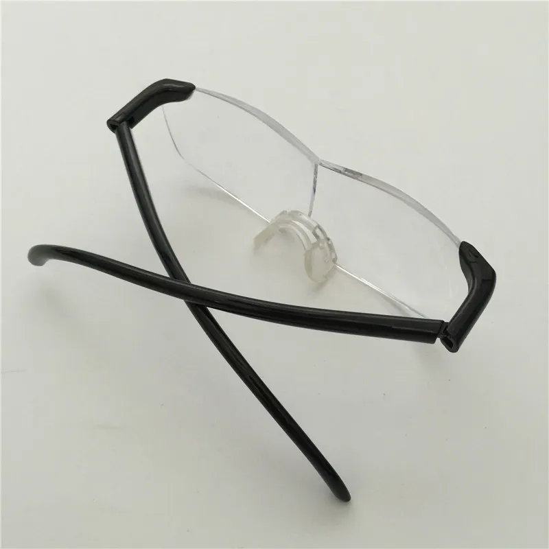 Пластиковые очки Big Vision на 160 градусов Увеличительные очки для очков, которые делают все больше и проще с розничным пакетом Vision Care