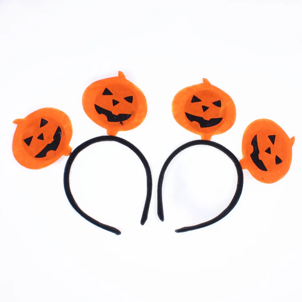 accessori feste di Halloween cerchio con testa di zucca divertente spettacolo di feste cosplay bambini o forniture feste festive adulti
