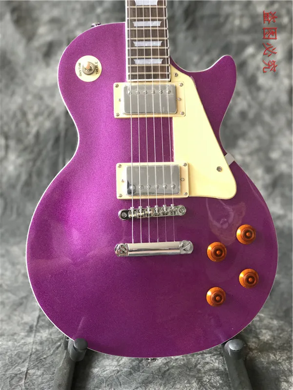 new Custom high quality electric guitars complete China with metal purple guitar factory! hot selling guitarra