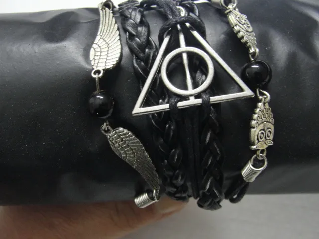 Harry Potter Black Leather Charm Bracelet Buy Harry Potter Charm