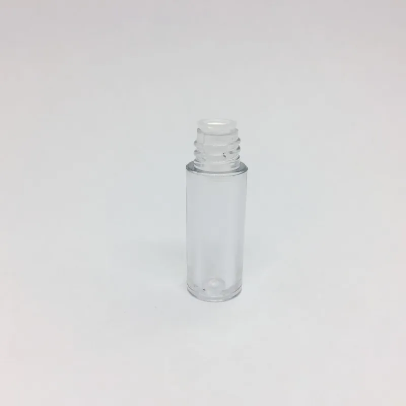 Tubo de rímel vazio de 0,8 ml com bastão Recipiente de creme para cílios Garrafa transparente Tubo de cílios Frasco com inserções de borracha