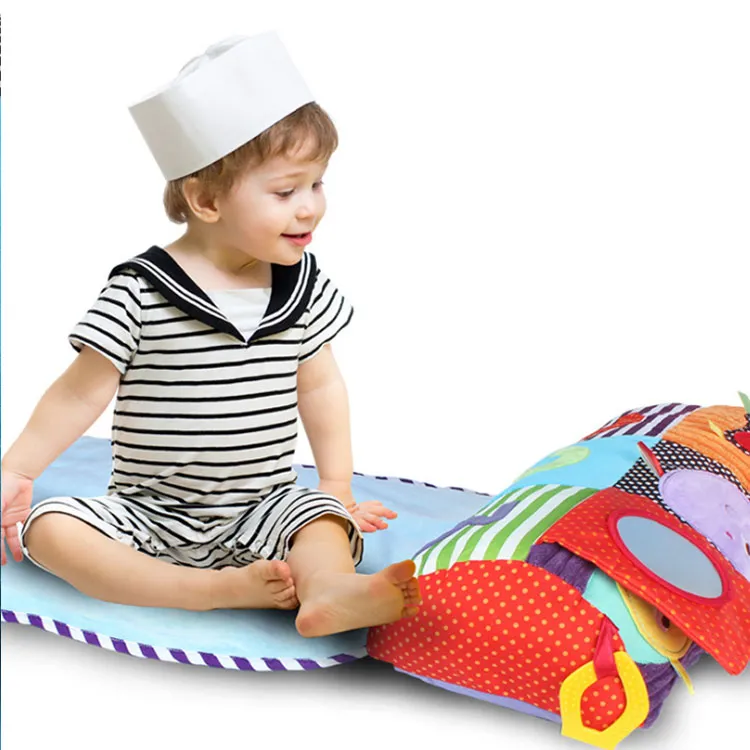 Kids Rug Baby Soft Play Bell Mat Activity Gym Playing Mat Teether Toys Developing Rug5701915