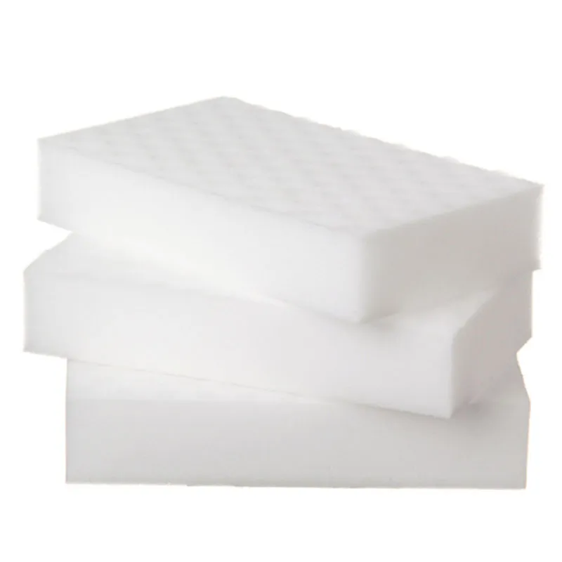 High density compressed melamine sponge nano sponge can be folded 2 times compressed white hot pressing 10 * 6 * 2cm 
