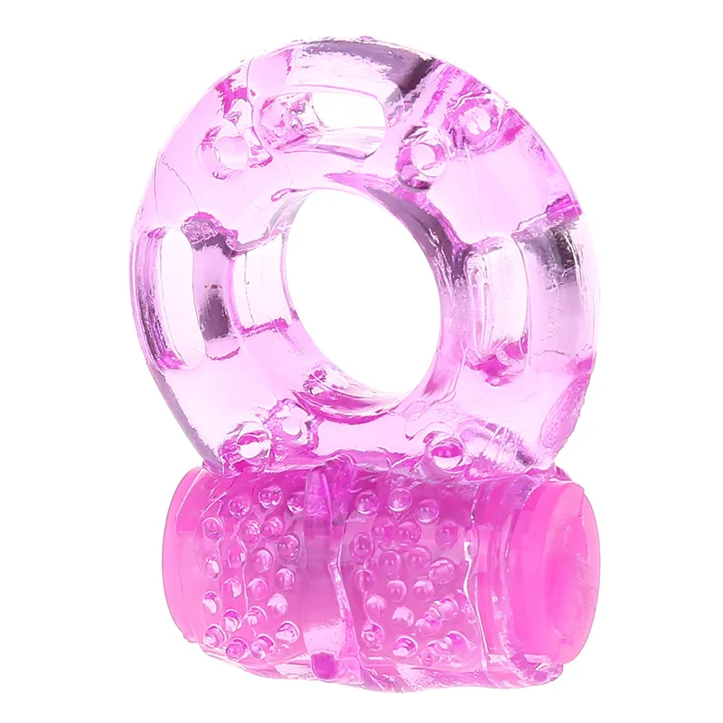 Silikonowe wibrujące pierścionki penisa pierścienie kutasa seks Pierścień Sex Toys for Men Vibrator Produkty seksu dla dorosłych zabawki erotyczne vibrat3709280
