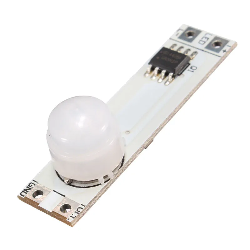 Freeshipping Human Body Infraröd Induktionskontrollbrytare Pyroelektrisk LED-CNTROL-moduldetekteringsomkopplare 40mmx10mm x1.2 mm Modulkort