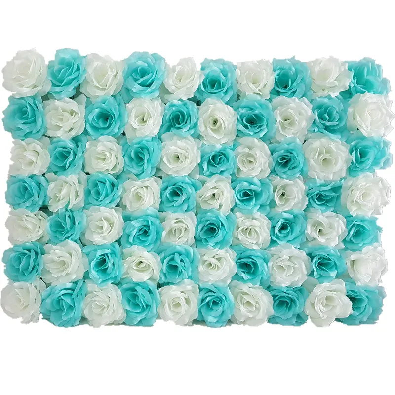 1 Pcs Flor de Parede de Seda Rosa Rendilhado Encruzilhada de Parede de Fundo Floral Flores Artificiais de Casamento Criativo Casamento Estágio Decorações