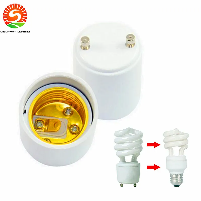 GU24 a E26 / E27 Adaptador Pack de 4 Potência Máxima 1000 W, Resistente ao Calor até 200 ° C, Resistente ao Fogo, Adaptador de Base de Pin Converte (GU2