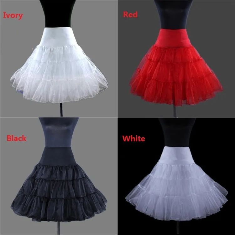 Orangza crinolina anáguas de noiva para vestidos de festa de formatura de casamento Underskirt Rockabilly Tutu 4 cores adequado cintura 60 a 110 cm