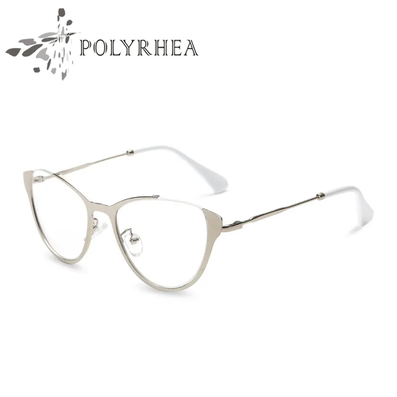 2021 designer de marca gato olho óculos frames mulheres quadro de moda óptica vintage com caixa e case