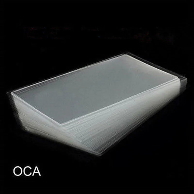 1000pcs 250um de espessura OCA óptica clara adesiva adesivo adesivo para iphone 5 5s 6 7 8 mais x lcd touch screen vidro