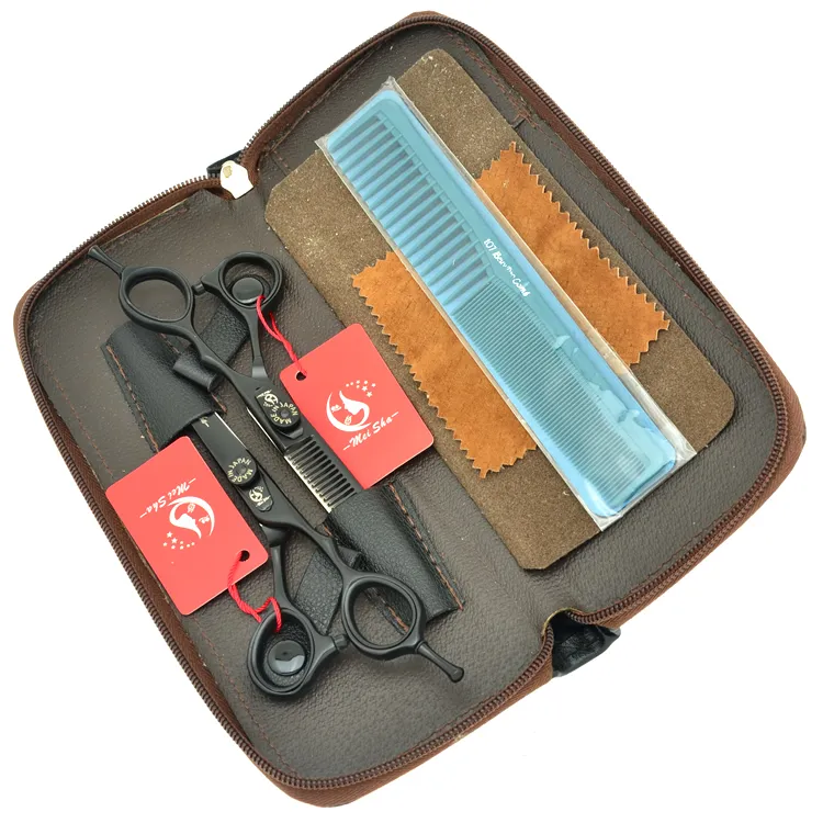 5.5Inch 6.0Inch MeiSha Barber Salon Scissors Professional Hairdressing Scissors Set JP440C Hair Straight & Thinning Shears Hot ,HA0243