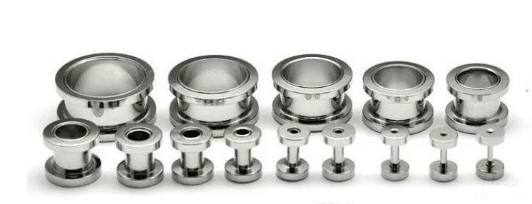 2 Pezzi - Tappi Per Le Orecchie Luna Moth - Acciaio Inossidabile - Foto 5