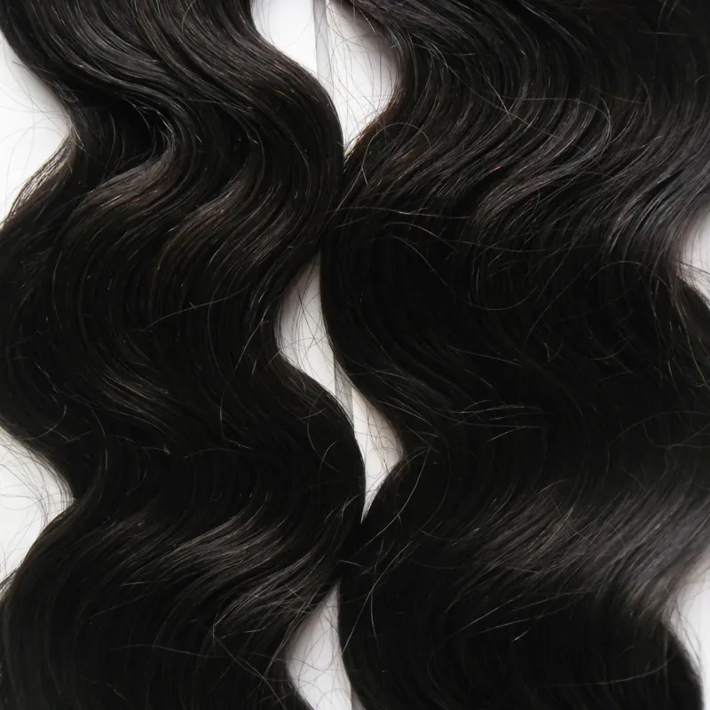 Braziliaanse Virgin Haar Body Wave Haarverlenging Micro Ringen 1g 200g Natuurlijke Micro link menselijk haar extensions2721876