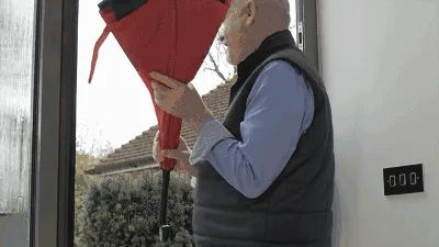 Subvert tradicional Manos libres C Innovación Sombra Paraguas reverso (Color 1-10)