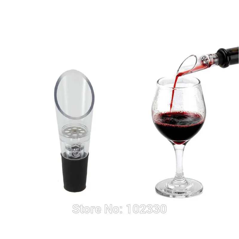 Preço de fábrica DHL Frete Grátis Red Wine Funnel Garrafa Pourer, Borracha De Silicone Vinho Aerador Decanter Pourer S201715