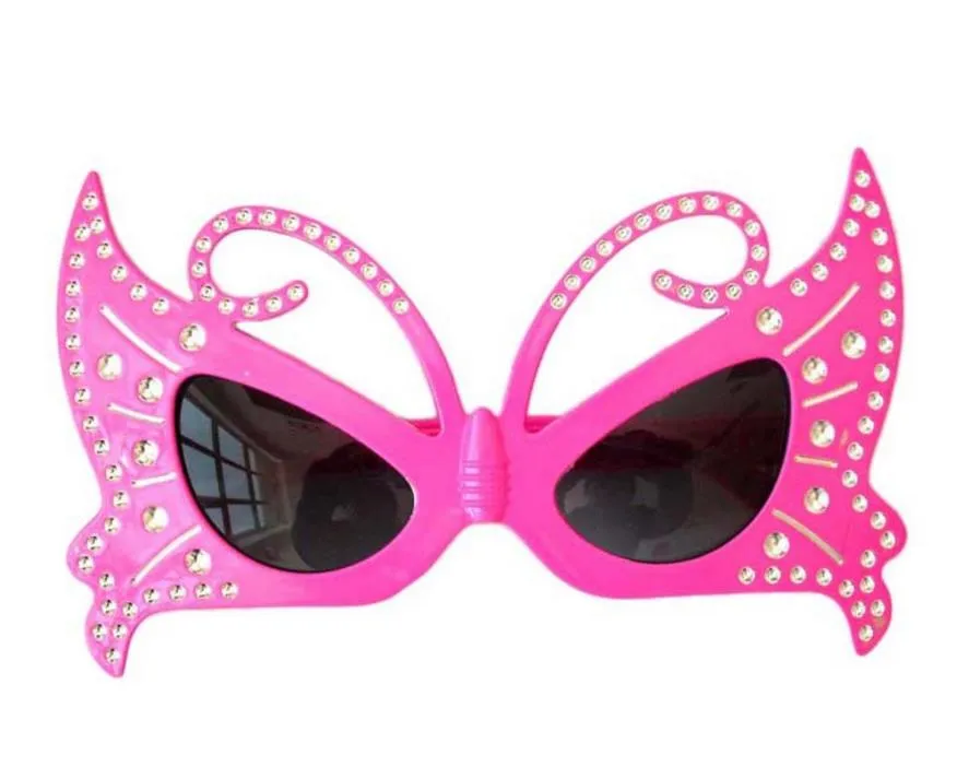 Papillon Déguisements Lunettes Nouvel An Eve Lunettes de soleil Enfants adultes Fête Stag Hen Do Cosplay Lunettes de soleil anniversaire mariage Cadeau de faveur de Noël