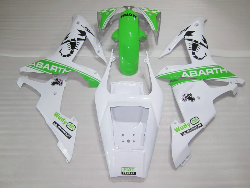 Injection mold fairing kit for Yamaha YZF R1 2002 2003 green white fairings set YZF R1 02 03 OT32