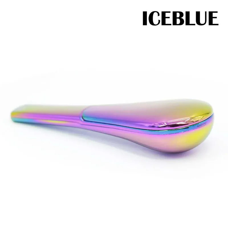 Hot Selling Rainbow Smoking Pipes Metal Magnet Smoking Pipe Zinc Alloy Magnetic 95mm Length 24mm diameter Pipes Cigarette Smoking Pipes