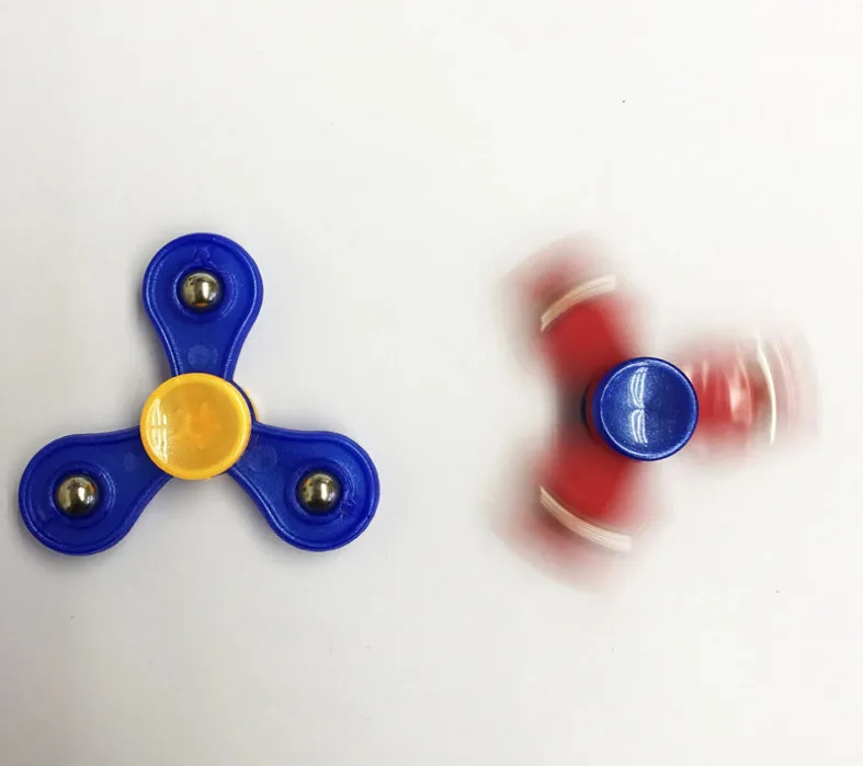 Mini Hand Spinner Toxic Free ABS Fidget Spinner Triple Finger Spinner