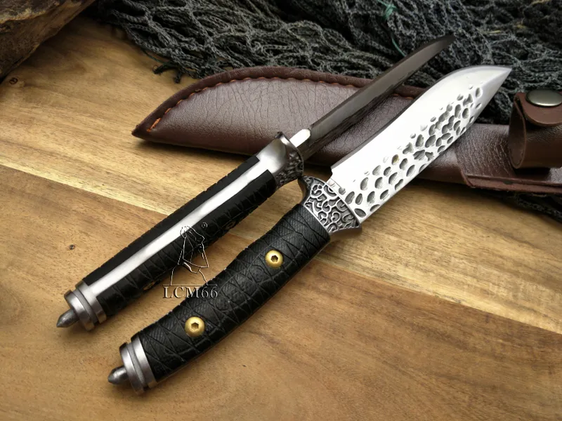 LCM66 forgiatura coltelli artigianali Lama fissa Coltelli da caccia da campeggio G10 Coltello da sopravvivenza Strumenti EDC Collezione di regali Strumento Browning