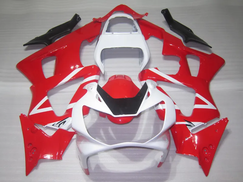 Red And White Injection Molded 2005 Zx10r Fairing Kit For Honda