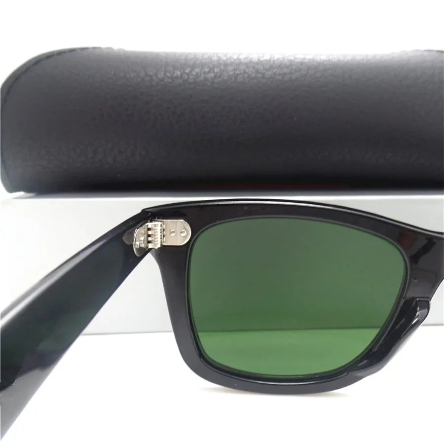 High quality Metal hinge Glass lens Plank frame Fashion Men Women Sunglasses Sport Vintage Sun glasses With box1474421