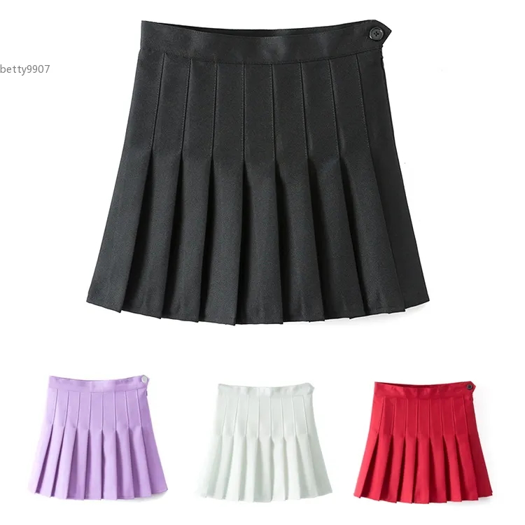 Designer Retro Skirt Women Clothes Back To School Tennis Pleated Sexy ...