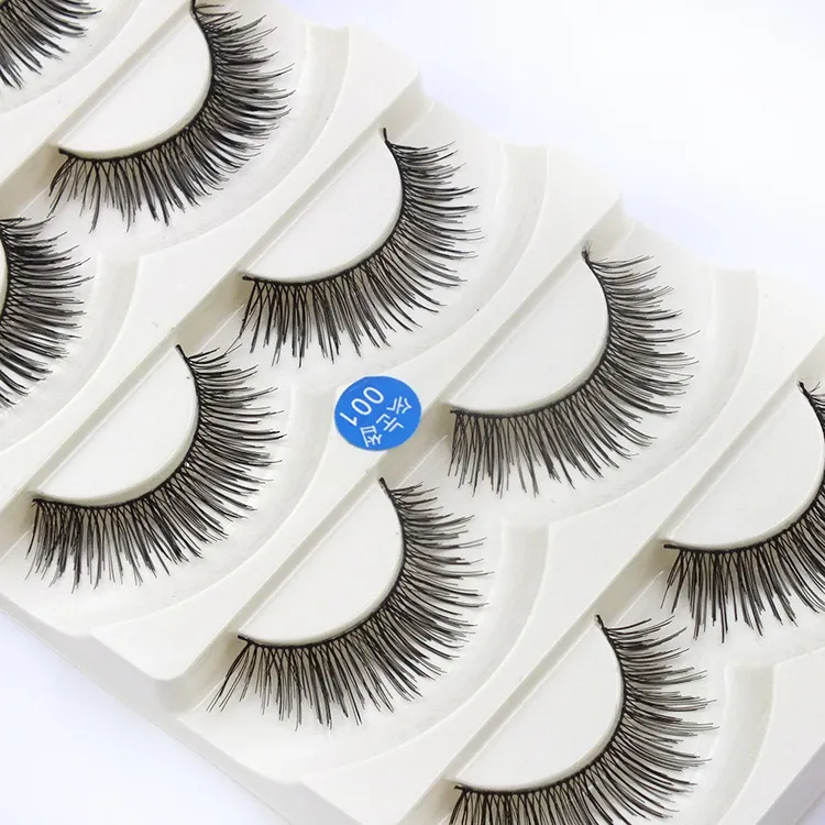 Soft Long Messy Cross Thick False Eyelashes 8 Styles 5 Pairs Beauty Tools Natural 3D Handmade Lashes