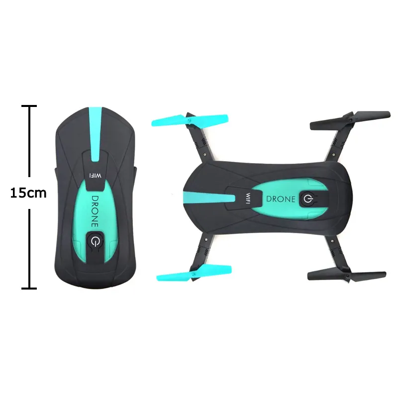 JY018 WiFi FPV 2.0MPカメラ折り畳み式RCポケットドローンBNF Gセンサーモードエアプレス高度ホールド