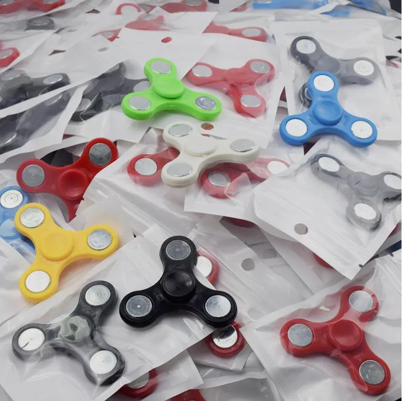 Toppkvalitet EDC Hand Spinner Gadget Toy Handspinner Finger Toy Fidget Spinner för dekompression Angst Gratis DHL frakt