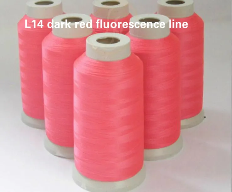 Fabric and Sewing 150D/2 YG Polyester Non fading fluorescence at night sewing machine line noctilucent thread DIY garment accessories