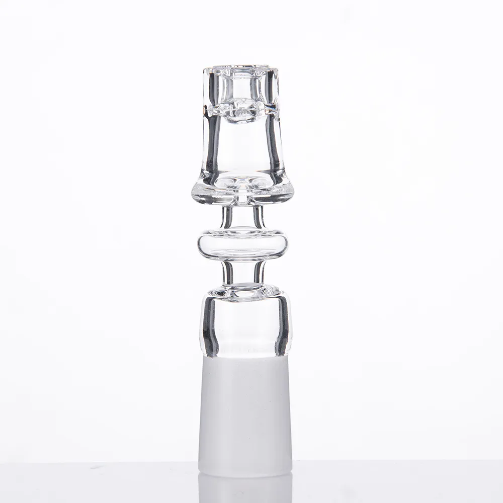 Retail 15.5mm Bowl Electric Diamond Knot Smoking Accessories Quartz Nail Double Stack Frosted Joint for 16mm Heating Coil for Oil Rigs at mr dabs