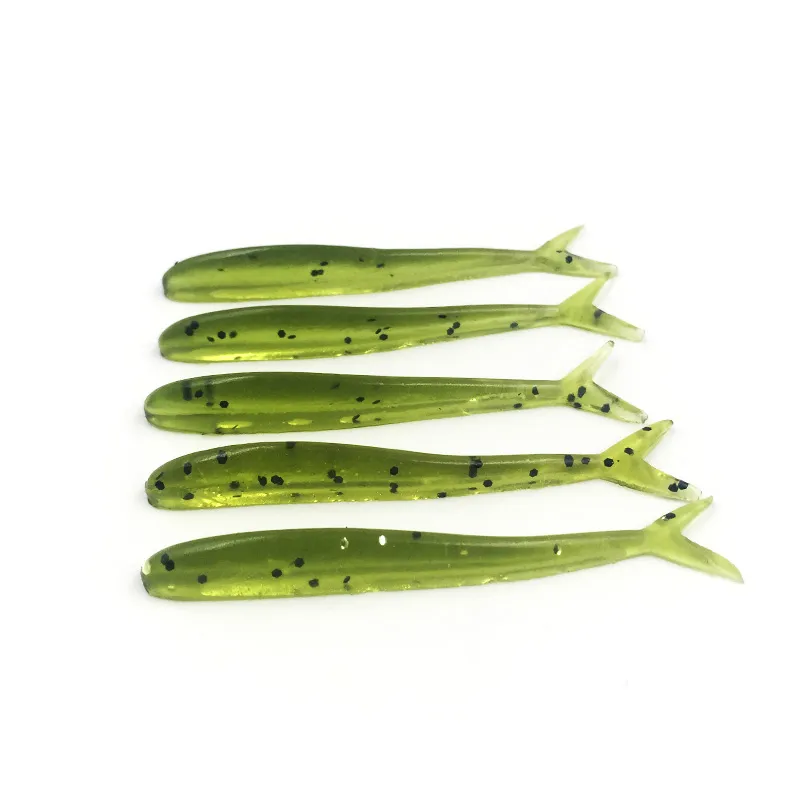 Nuovo arrivo 6.4cm Vivid Soft Esche artificiali Loach Esche da pesca Quattro colori Esche da pesca morbide Swimbait