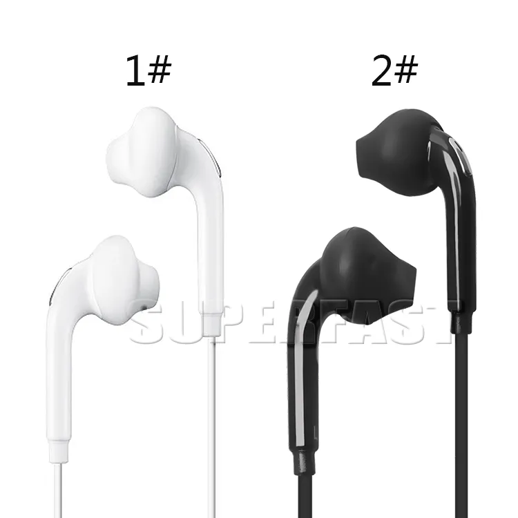 S6 S7 Earphone Earphones For iPhone 6 6s Headset Headphones For Jack In Ear Wired Earbuds With Mic Volume Control 3.5mm With Package