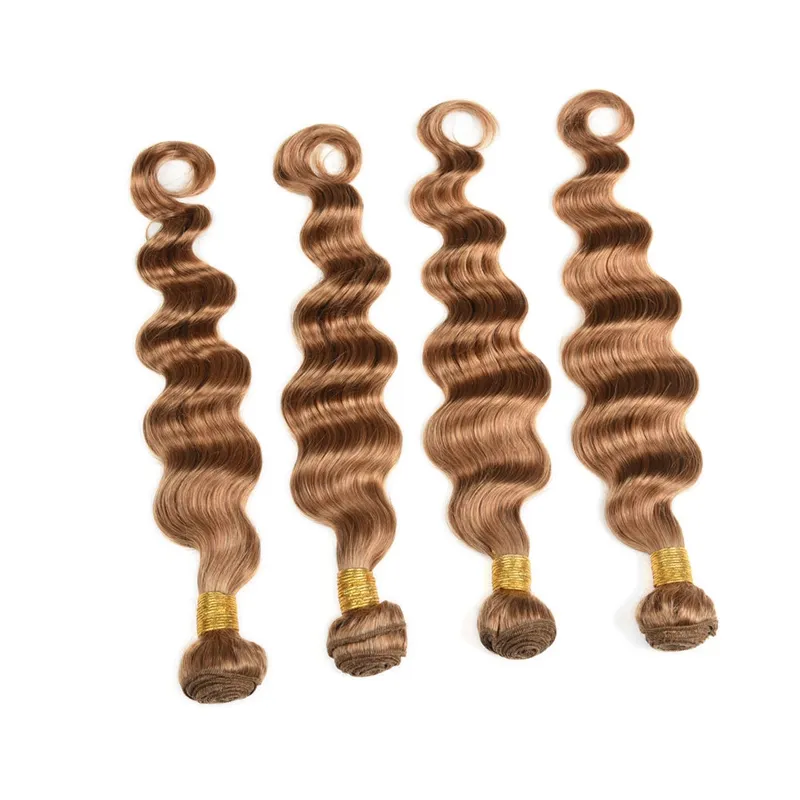 # 27 Mel Loira Brasileira Onda Profunda Do Cabelo Virgem Onda Extensões Morango Loira Remy Do Cabelo Humano Tecer Trama 3 Ofertas Bundle