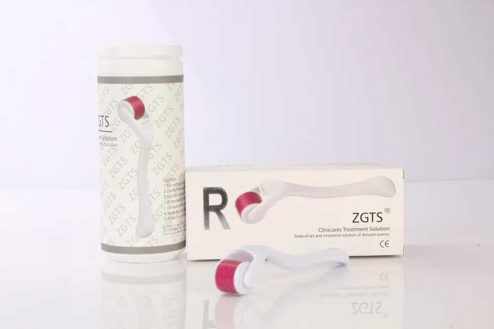 ZGTS DERMA ROLLER 540 TITANIUM Micro Igły Wałek Skóry do cellulitu Anti Aging Age Poru