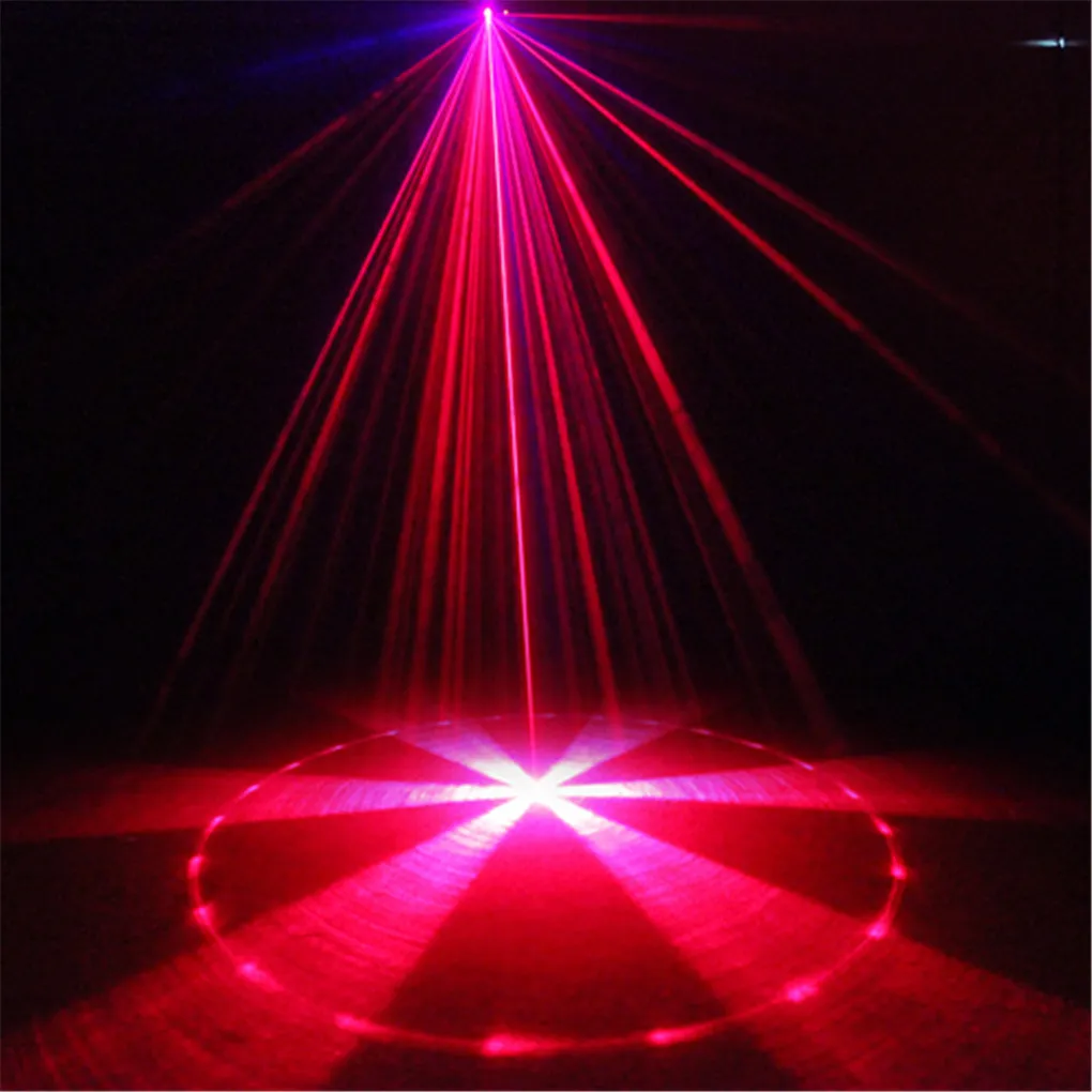 Mini 3 Len 24 RB Rot Blau Muster Projektor Bühnenausrüstung Licht 3 W Blaue LED Mischeffekt DJ KTV Show Urlaub Laser Bühnenbeleuchtung L24RB